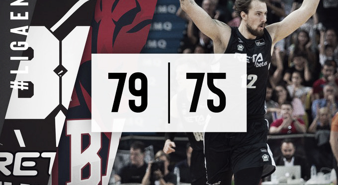 Marcador final del RETAbet Bilbao Basket - Saski Baskonia / Foto: ACBCOM