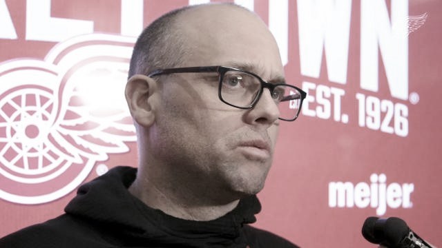 Blashill durante una rueda de prensa | Foto:NHL.com