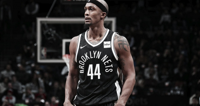 Dante Cunningham disputando un encuentro con Brooklyn Nets. / Imagen vía @BrooklynNets