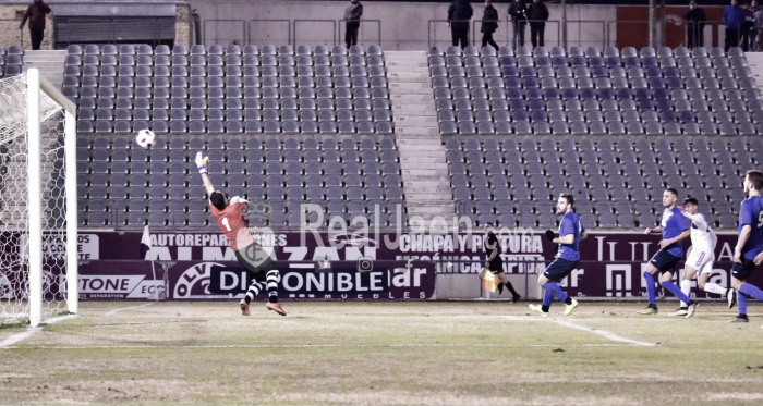 Moha marca el quinto tanto del partido (Foto: Real Jaén)