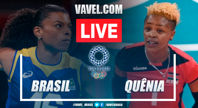 Score and best moments of the Brazil 3-0 Kenya women's volleyball team at the 2020 Tokyo Olympics