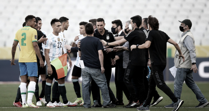 ¡Escándalo! El partido entre Brasil y Argentina queda suspendido