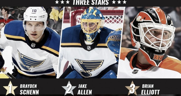 Los Blues de St. Louis dominan las estrellas de la semana
