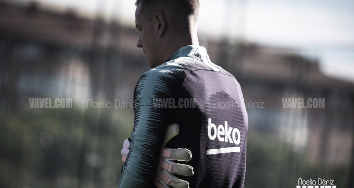Marc-André ter Stegen durante un entrenamiento | Foto de Noelia Déniz, VAVEL 