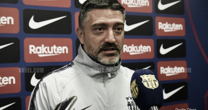 García Pimienta ante los medios | Foto: Noelia Déniz (VAVEL.com)