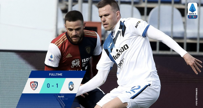 Serie A - Eurogol di Muriel, l’Atalanta passa al 90’: Cagliari ko 0-1