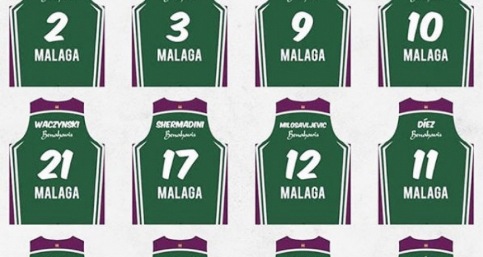 Los nuevos dorsales de la temporada 2018/2019 en el Unicaja Málaga
