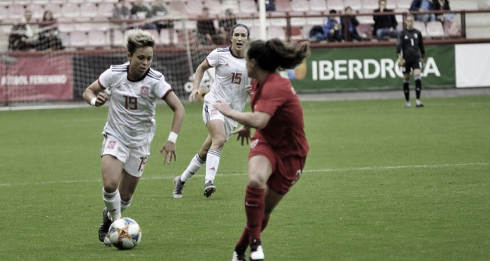 Lola Gallardo: "El equipo, defensivamente, ha estado de diez"