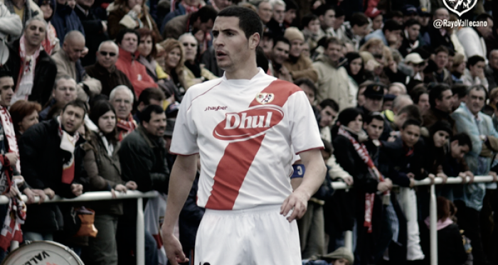 Mauri durante un encuentro con el Rayo Vallecano | Fotografía: Rayo Vallecano S.A.D.