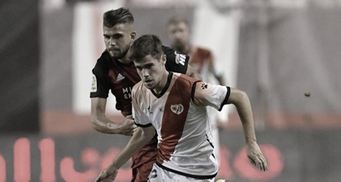Pozo en una de las jugadas | Fotografía: Rayo Vallecano S.A.D.