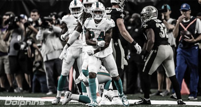 Los Dolphins derrotan a los Saints en casa ajena