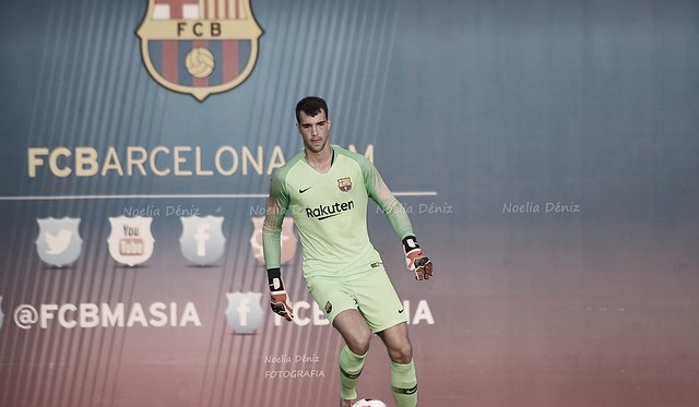 Lazar Carevic esta pretemporada con el Barça B. Foto: Noelia Déniz, VAVEL