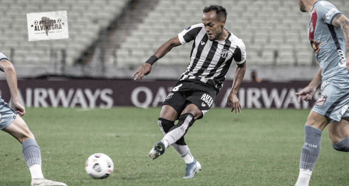 Em jogo morno, Ceará erra muitos passes e empata com Arsenal de Sarandí