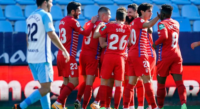 El Granada CF supera al Málaga CF y pasa a octavos de la Copa