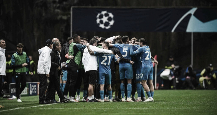 Napoli vence Braga fora de casa em estreia na Champions League