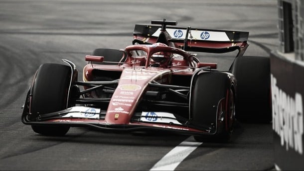 Leclerc manda en los primeros libres de Singapur con Norris
segundo y Sainz tercero