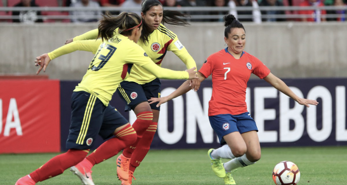 Colômbia empata com Chile e mantém a liderança na Copa América de Futebol Feminino