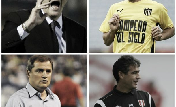 peru21.pe (Jorge Fossati) La República (Paolo Montero), www.futbolred.com (Diego Aguirre) elcomercio.pe (Pablo Bengoechea)