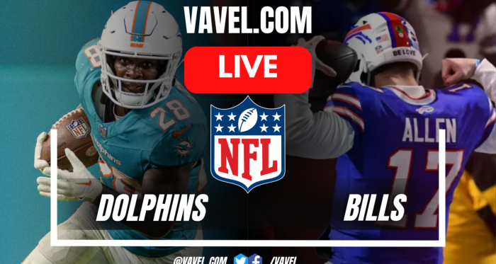 Miami Dolphins vs Buffalo Bills LIVE Score Updates, Stream Info and How to Watch NFL Game