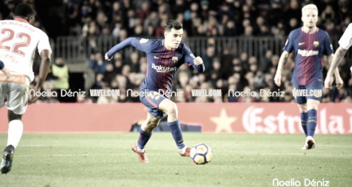 Coutinho, un nuevo brasileño que ve portería en Can Barça