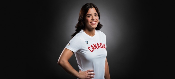 Olivia Chamandy et Meaghan Benfeito en finale du plongeon à 10 mètres