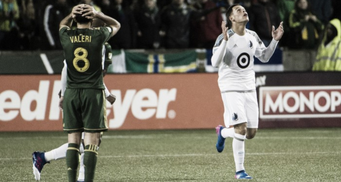 Christian Ramirez scored his ninth goal of the season against the Timbers | Source: Troy Wayrynen - USA TODAY Sports
