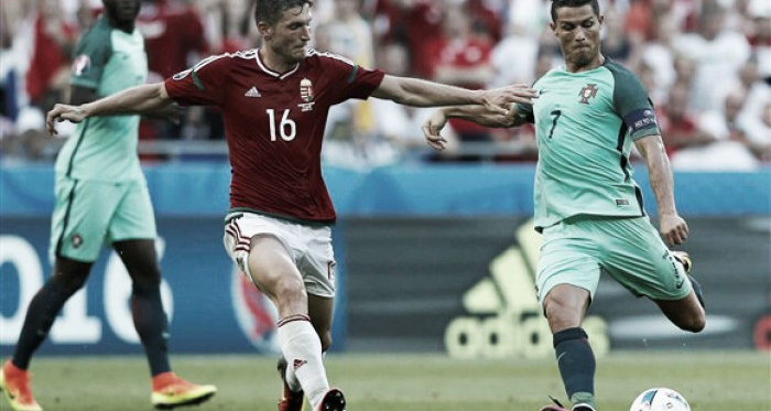 Portugal e Hungria empataram a três no Euro 2016