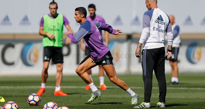 Cristiano y Bale vuelven a entrenar con el grupo