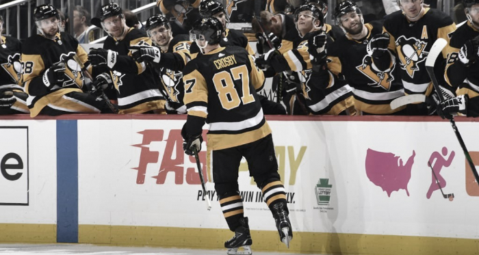 Crosby celebrando un gol | NHL.com