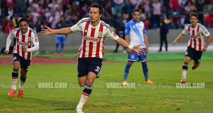 'Cubo' Torres celebrando su segundo gol de la noche (Foto: Rodrigo Peña / VAVEL)