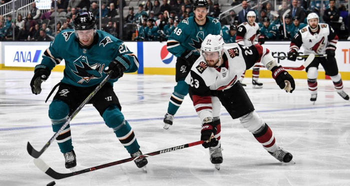 Arizona captain Oliver Ekman-Larsson played even after recovering from an injury. (Photo NHL.com):