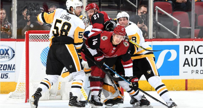 Despite Arizona's hard work, Pittsburgh always had the answer. (Photo: NHL.com)