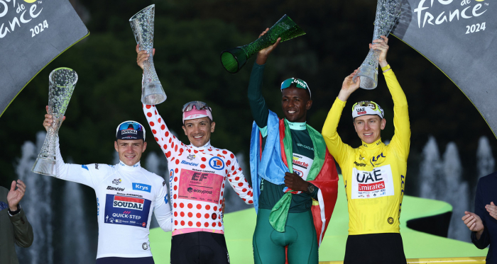 Los cuatro ganadores del Tour de Francia