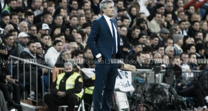Quique Setién, entrenador del Real Betis | Foto: Daniel Nieto - VAVEL