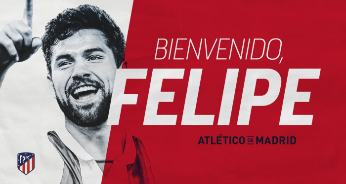 Fonte: <a href="https://twitter.com/Atleti/status/1146334405356675072/photo/1?ref_src=twsrc%5Etfw%7Ctwcamp%5Etweetembed%7Ctwterm%5E1146334405356675072&ref_url=https%3A%2F%2Fmaisfutebol.iol.pt%2Fmercado%2Ftransferencias%2Foficial-at-madrid-anuncia-chegada-de-felipe">https://twitter.com/Atleti/status/1146334405356675072/photo/1?ref_src=twsrc%5Etfw%7Ctwcamp%5Etweetembed%7Ctwterm%5E1146334405356675072&ref_url=https%3A%2F%2Fmaisfutebol.iol.pt%2Fmercado%2Ftransferencias%2Foficial-at-madrid-anuncia-chegada-de-felipe</a>