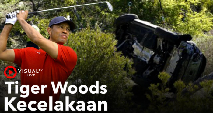 Tiger Woods Mengalami Kecelakaan Hebat