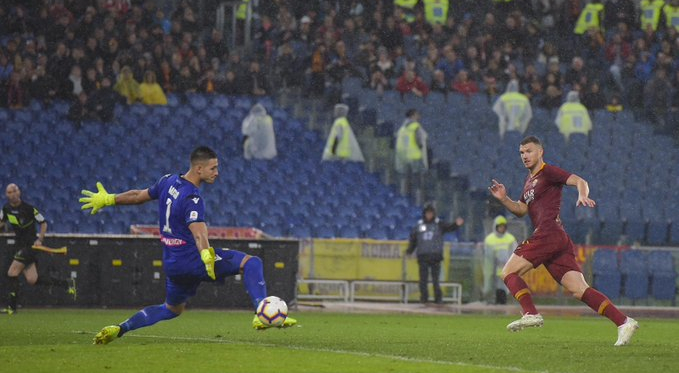 Dzeko torna al goal in casa e fa sorridere la Roma: battuta 1-0 una buona Udinese