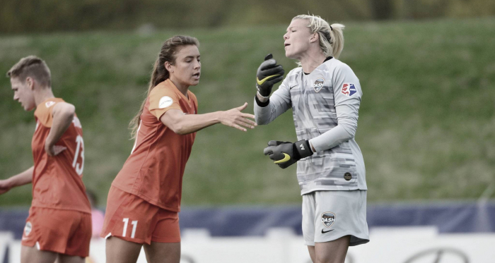 Sofia Huerta (11) scored the only goal of the 1-0 Houston Dash win on the road against Sky Blue FC. | Photo: isiphotos.com