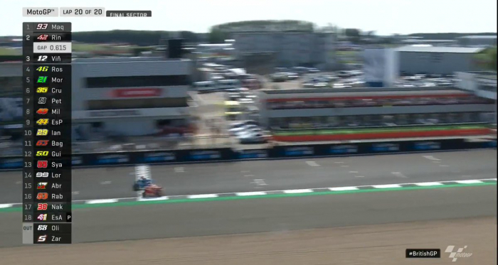 MotoGP GP Gran Bretagna: Rins beffa Marquez sul traguardo