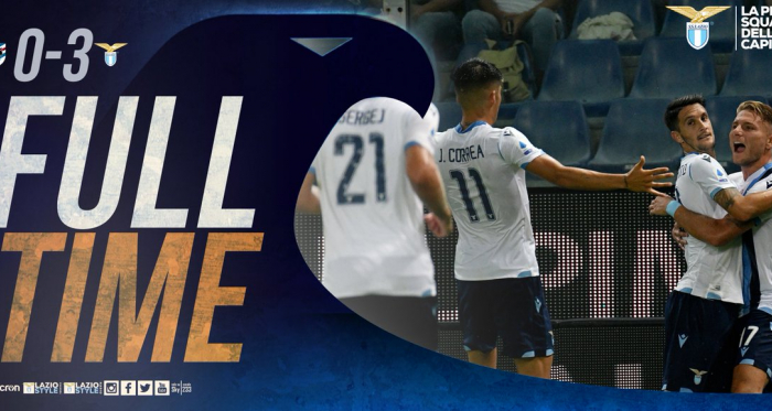 Serie A- Che brutta Sampdoria e Lazio che vince 3-0 a Marassi