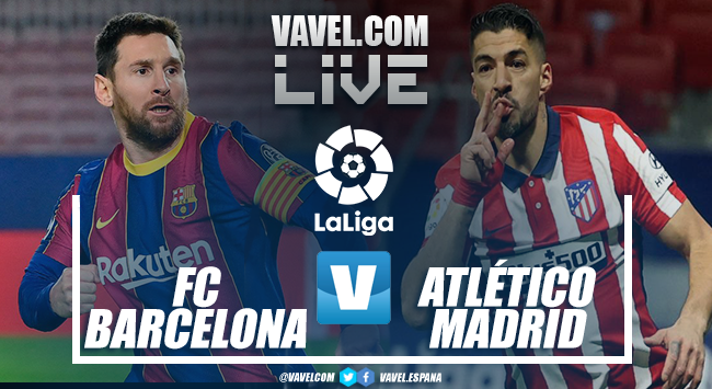 Barcelona vs Atlético de Madrid en VIVO en LaLiga 2021