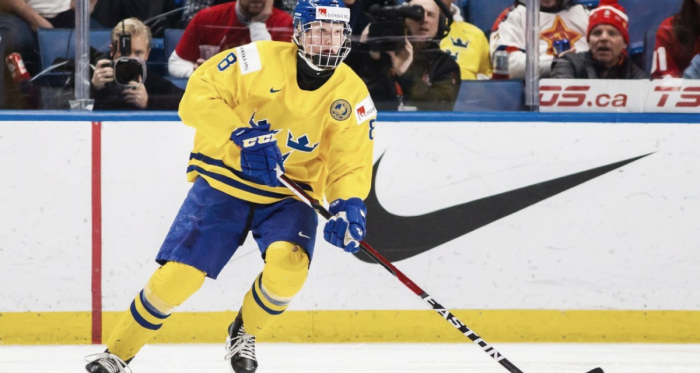 Arizona Coyotes are hoping that Rasmus Dahlin will be wearing a Coyotes' uniform soon. (Photo: Mark Blinch/The Canadian Press via AP)