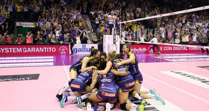 Volley F - L'Imoco Conegliano conquista il secondo scudetto della sua storia