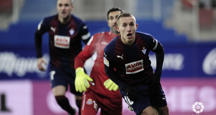 Pablo de Blasis, habitual en el banquillo del Eibar