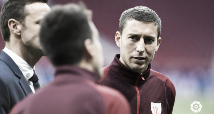 De Marcos en la previa del partido ante el Atlético de Madrid | Fotografía: LaLiga