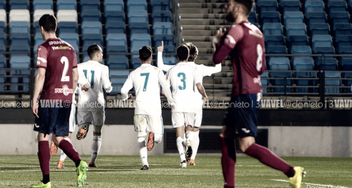 El Real Madrid Castilla consigue una contundente victoria ante el Pontevedra