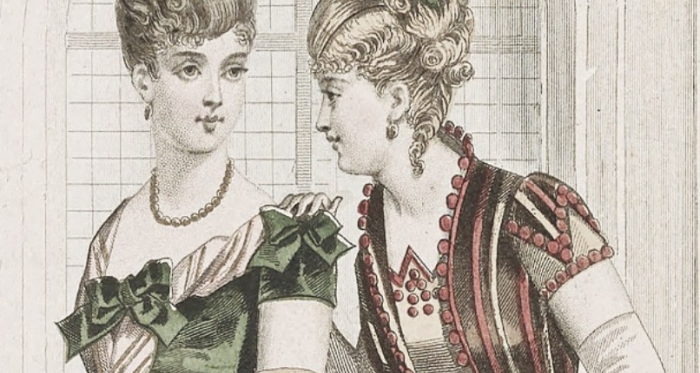 Imagen: Dos Damas Decimonónicas a la moda (Pixabay, PD)