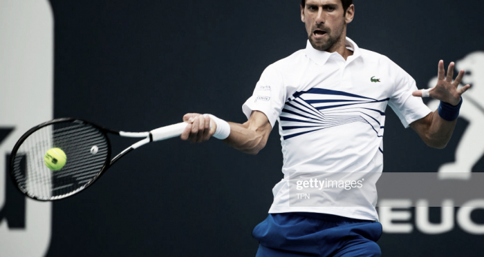 Novak Djokovic avanzó a la cuarta ronda en Miami. Foto: Getty Images.