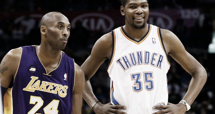 Kevin Durant también se rinde a Kobe Bryant