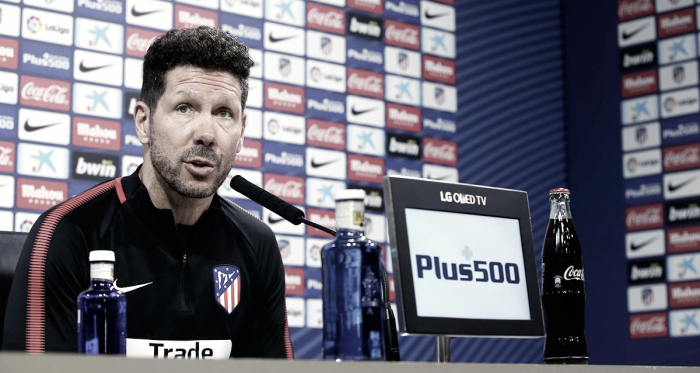 Simeone: "Tengo un equipo competitivo"
